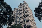 Paul Rudolph's Concrete Tower Lifted By Double Rows of Columns
