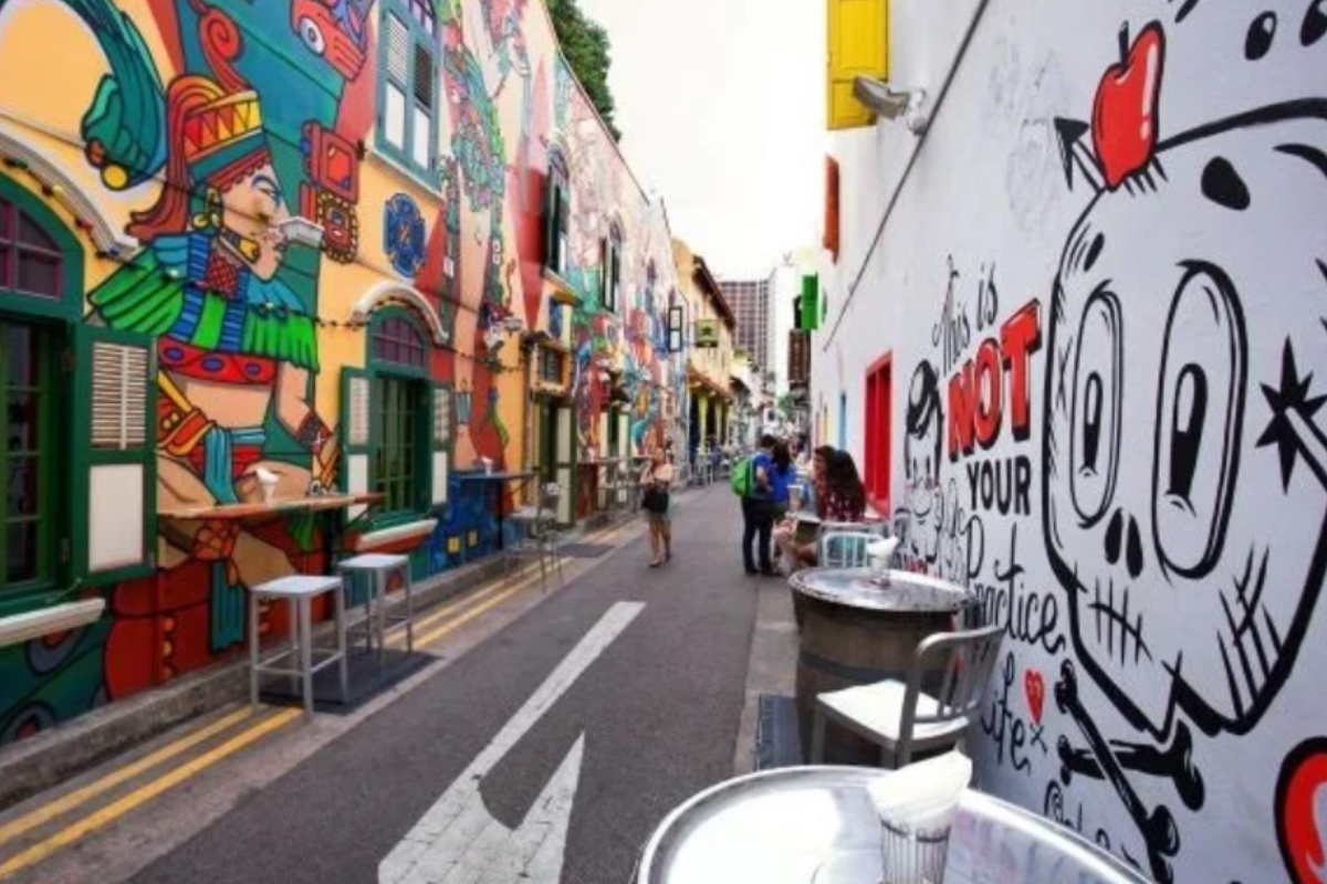 Street Art and Cultural Identity Along Kampong Glam's Most Colorful Alley