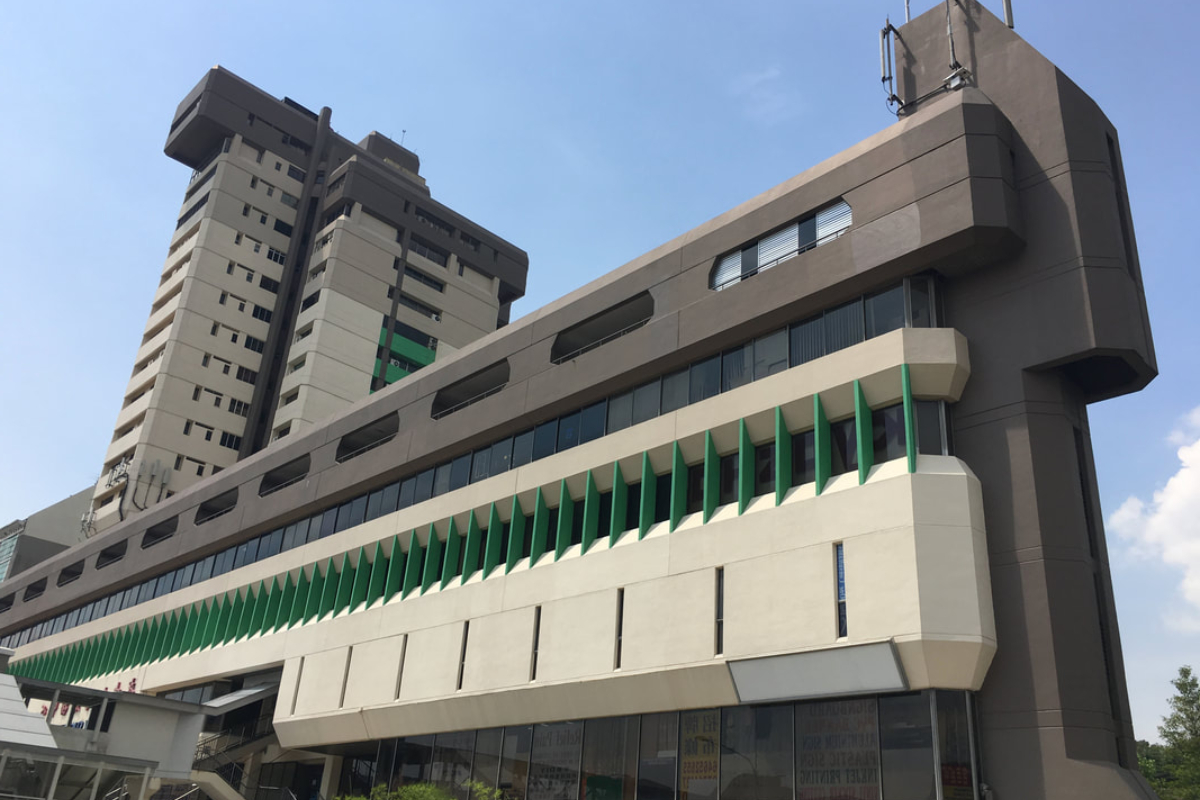 The Pink Mall Built in 1981 With Singapore's First Full Air Conditioning